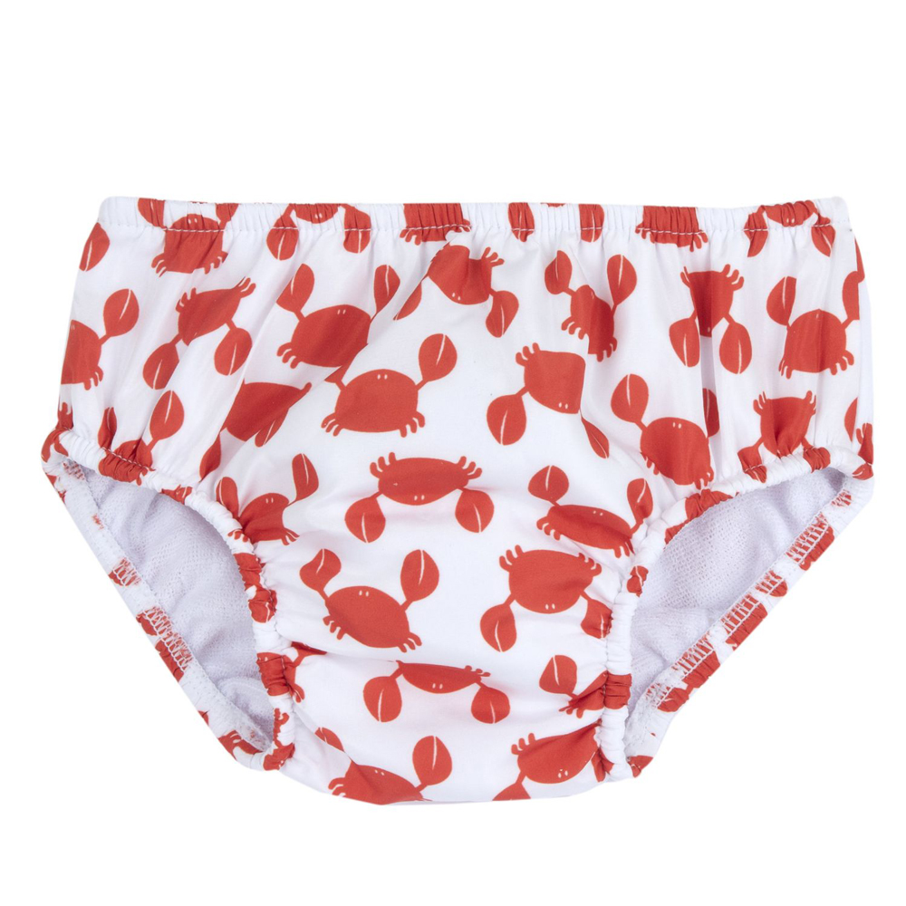 Βρεφικό μαγιό πάνα βρακάκι CHICCO αγόρι - ΛΕΥΚΟ-ΚΟΚΚΙΝΟ