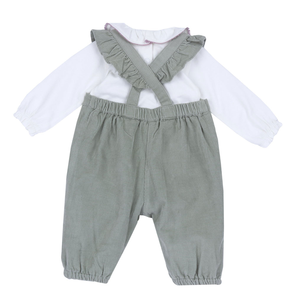 Βρεφικό σετ σαλοπέτα με κορμάκι CHICCO κορίτσι - 2