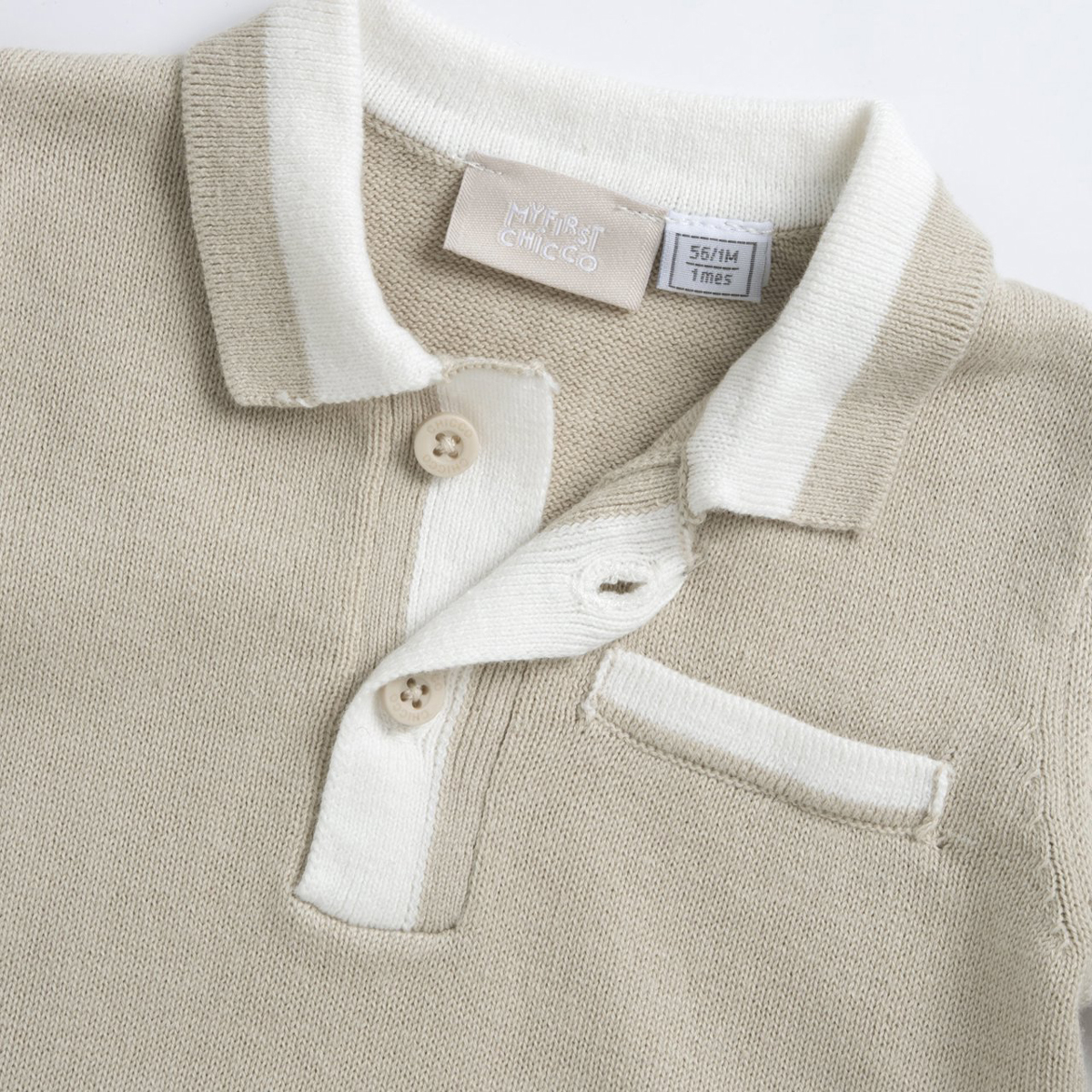 Βρεφική μπλούζα με γιακά CHICCO αγόρι - 2