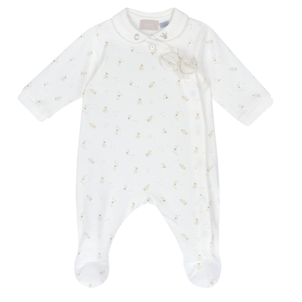 Βρεφικό φορμάκι CHICCO κορίτσι - OFF WHITE