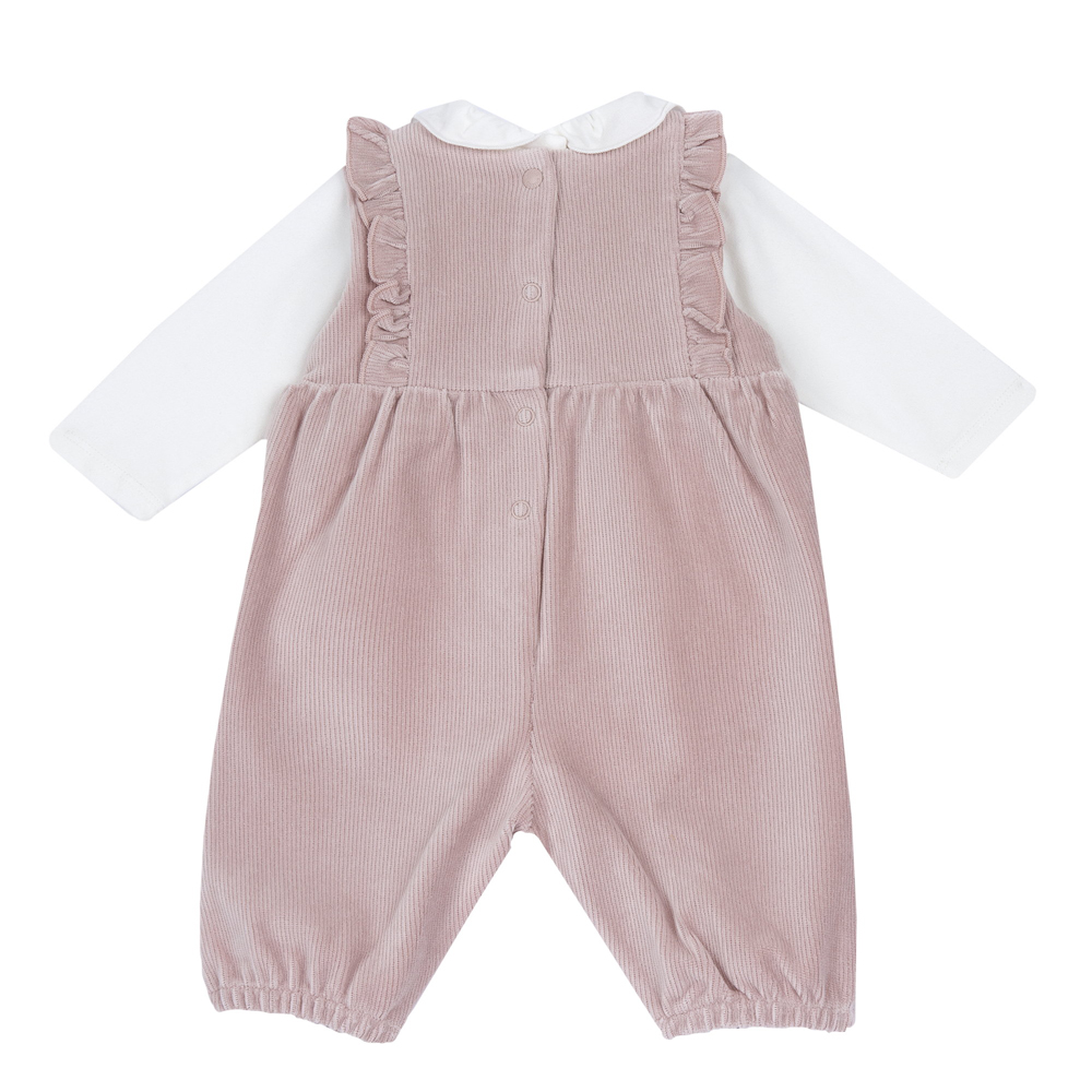 Βρεφικό σετ φορμάκι με σαλοπέτα CHICCO κορίτσι - 2