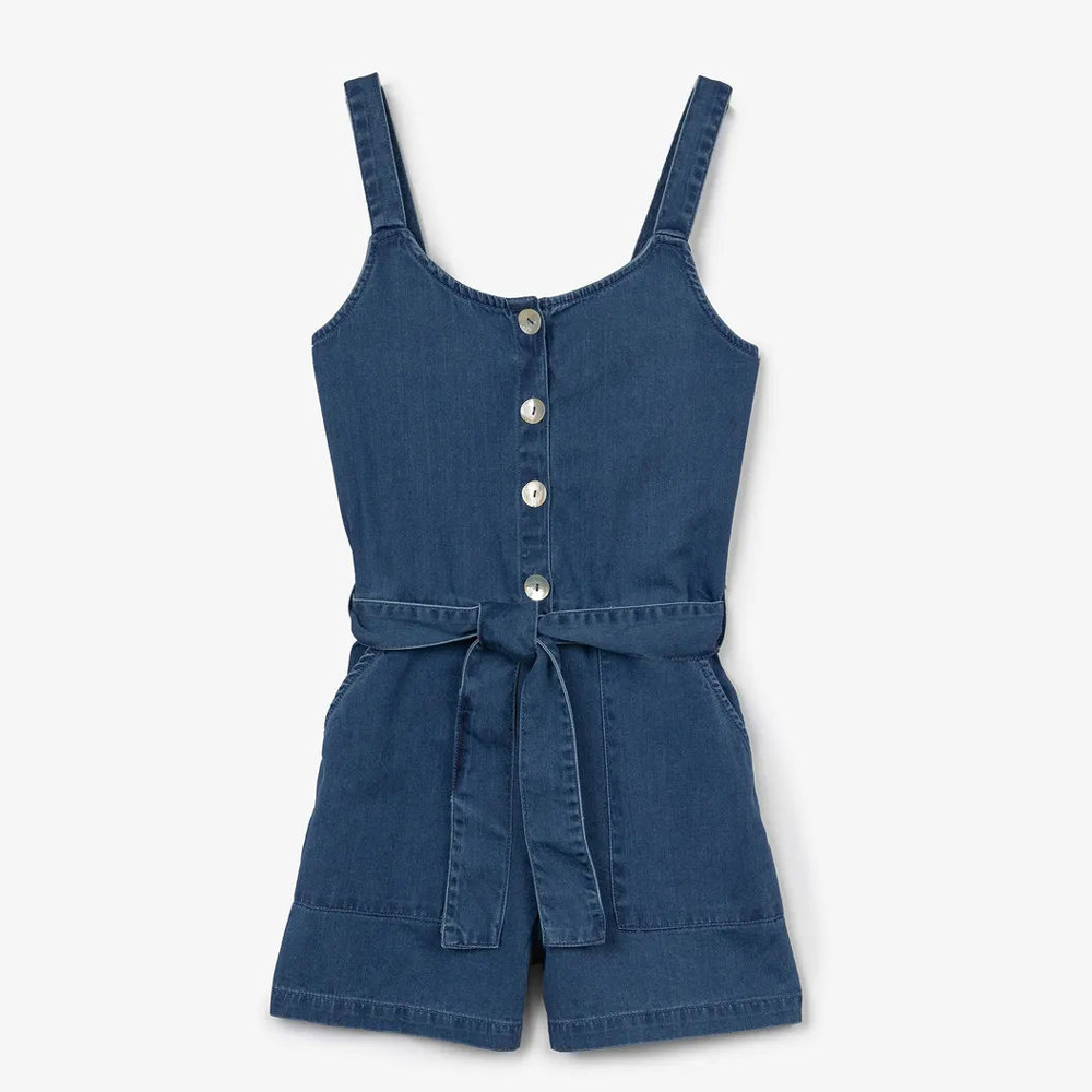 Τζιν σαλοπέτα σόρτς TIFFOSI - ΜΠΛΕ