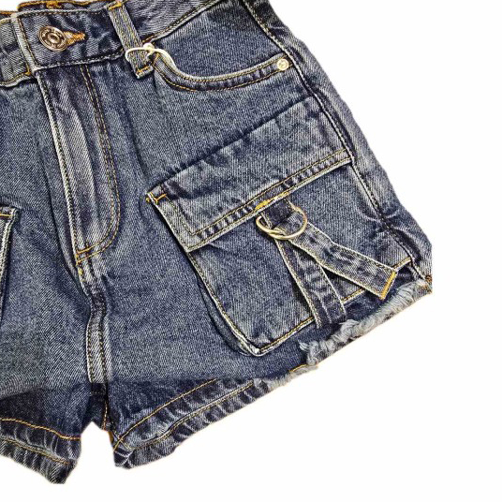 Παιδικό τζιν σόρτς TIFFOSI κορίτσι - 3