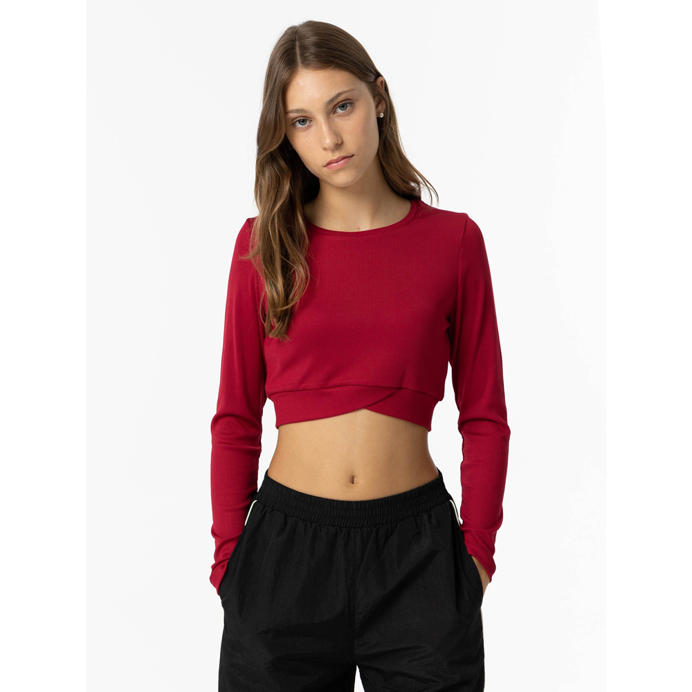 Παιδική cropped μπλούζα ριμπ TIFFOSI κορίτσι - 2