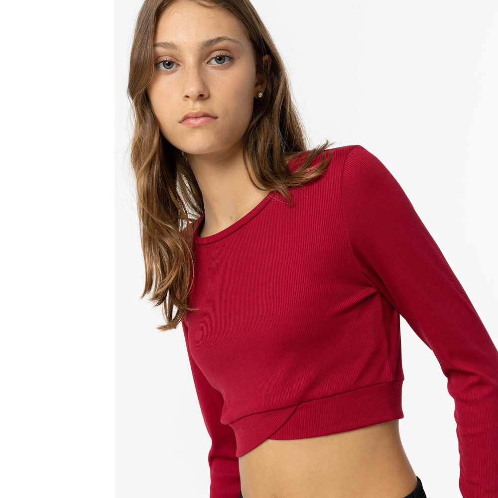 Παιδική cropped μπλούζα ριμπ TIFFOSI κορίτσι - 3