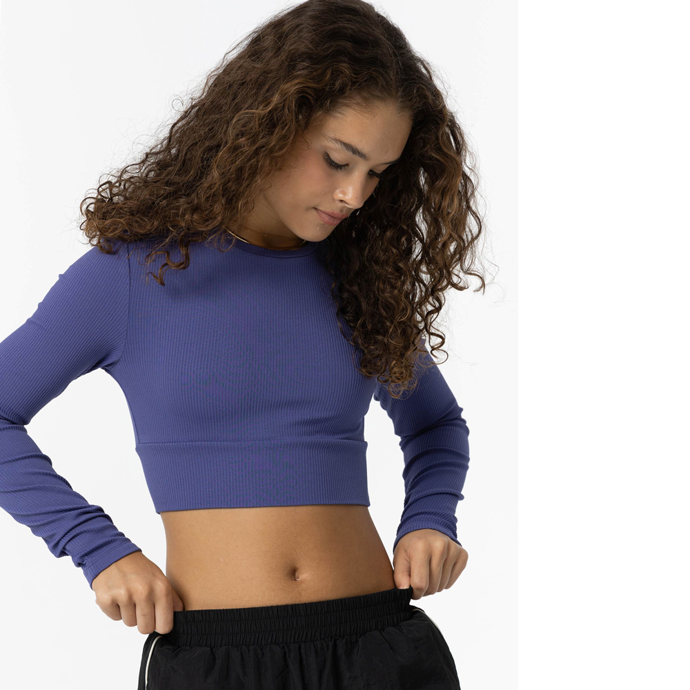 Παιδική cropped μπλούζα ριμπ TIFFOSI κορίτσι - 2