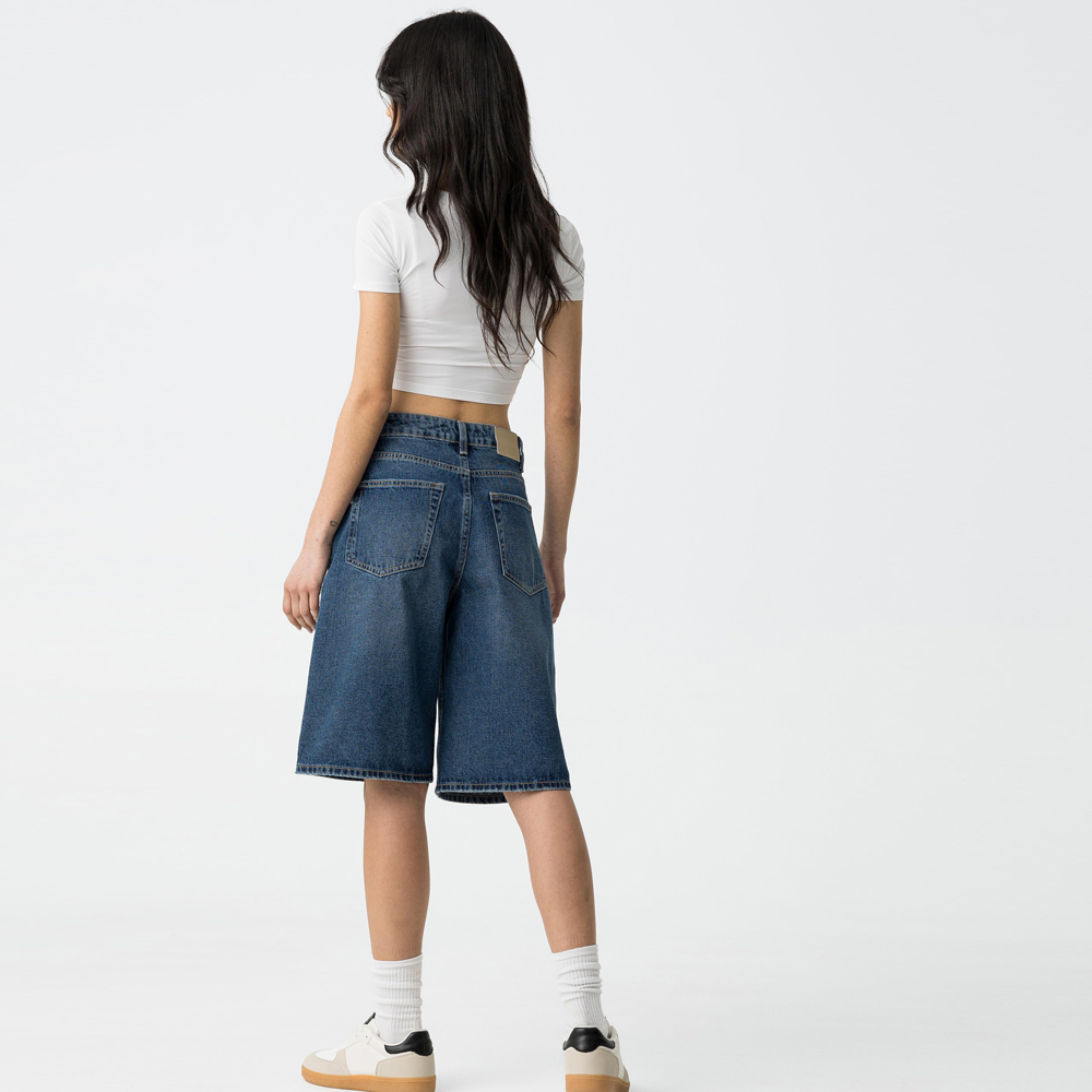 Παιδική τζιν βερμούδα TIFFOSI κορίτσι - 4