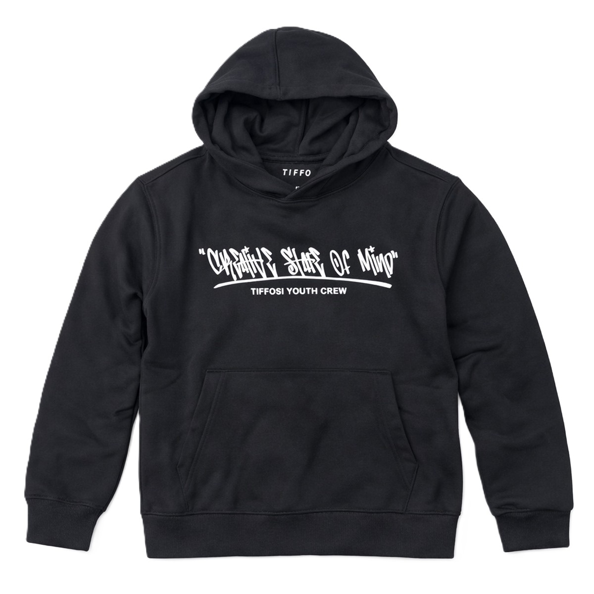 Παιδικό φούτερ με κουκούλα TIFFOSI αγόρι - ΜΑΥΡΟ