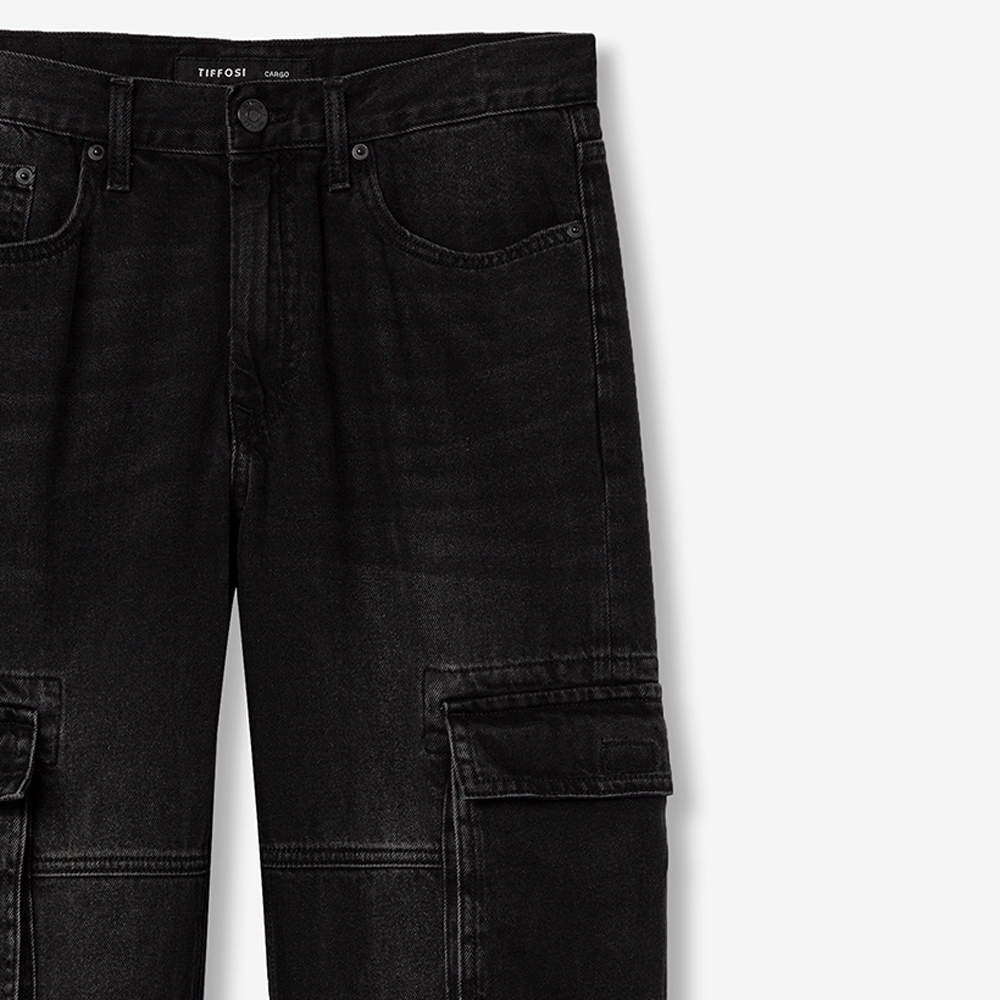 Παιδικό τζιν cargo παντελόνι TIFFOSI αγόρι - 2