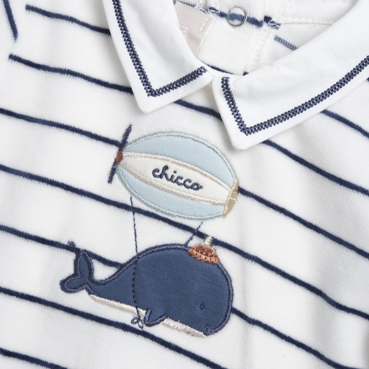 Βρεφικό βελούδινο σετ φορμάκι CHICCO αγόρι - 2