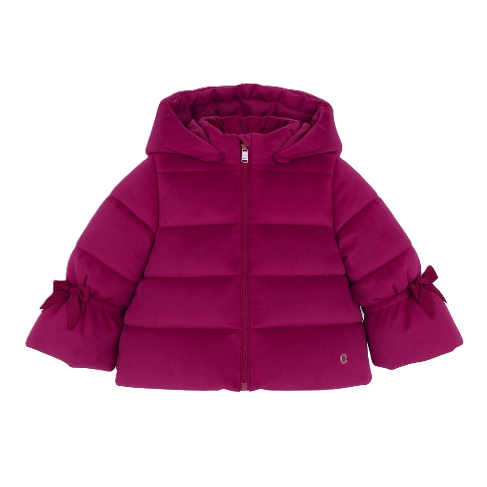 Παιδικό μπουφάν με κουκούλα CHICCO κορίτσι - ΦΟΥΞΙΑ