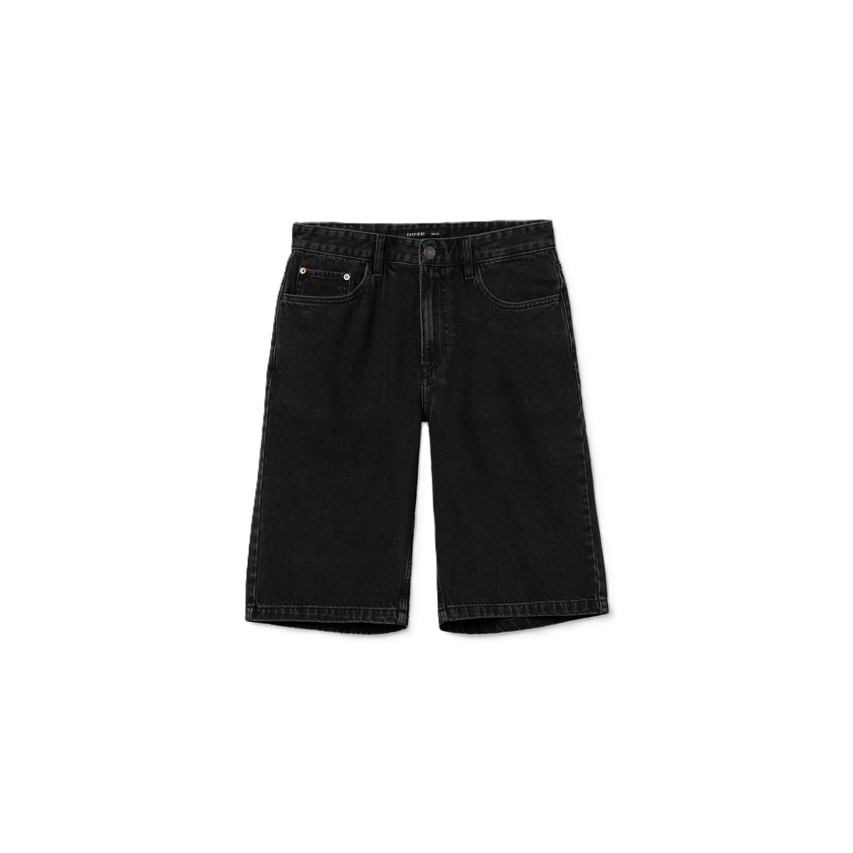 Παιδική τζιν βερμούδα TIFFOSI αγόρι - ΜΑΥΡΟ