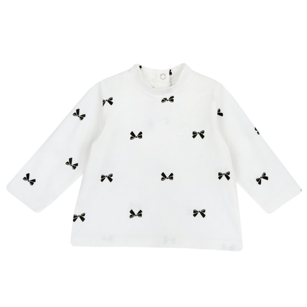 Βρεφική μπλούζα CHICCO κορίτσι - ΛΕΥΚΟ