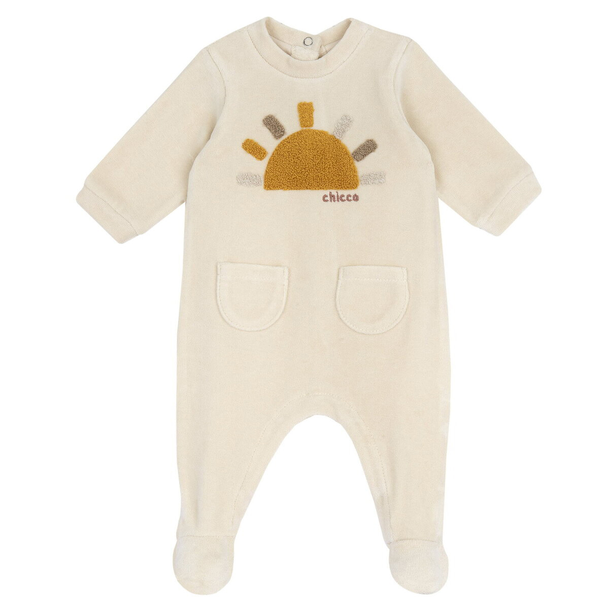 Βρεφικό βελουτέ φορμάκι CHICCO αγόρι - ΜΠΕΖ