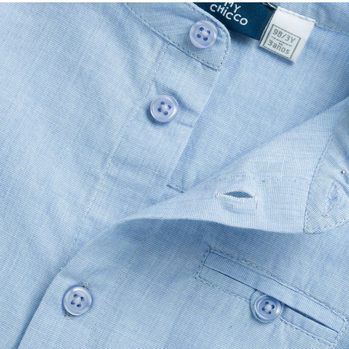 Παιδικό πουκάμισο με γιακά μαο CHICCO αγόρι - 3
