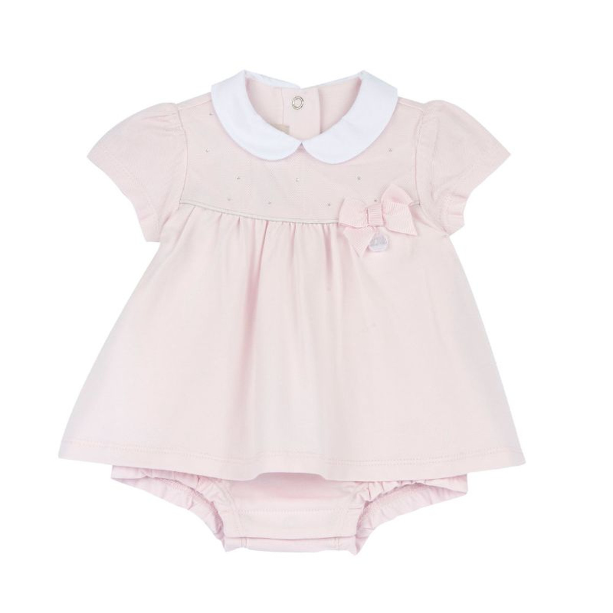 Βρεφικό φόρεμα CHICCO κορίτσι - ΡΟΖ