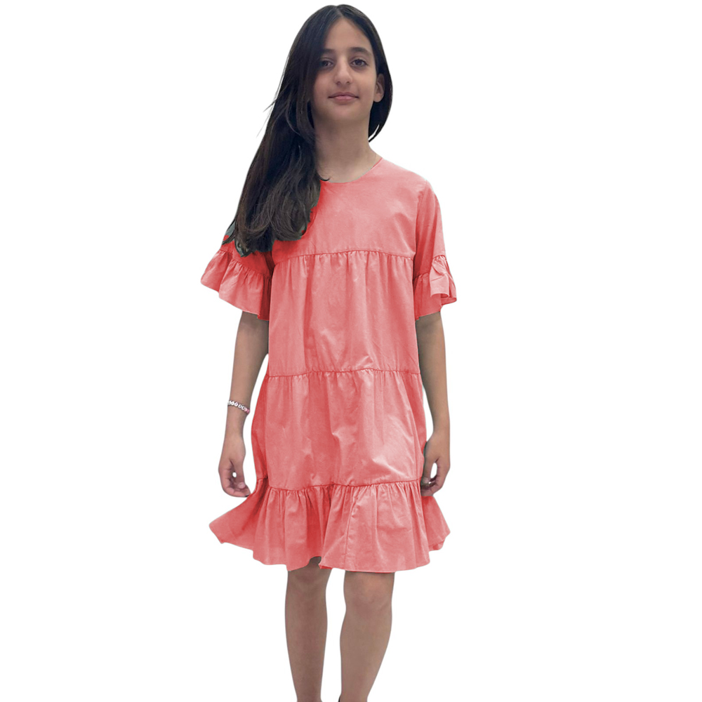 Παιδικό φόρεμα GLOUS κορίτσι - ΚΟΡΑΛΛΙ