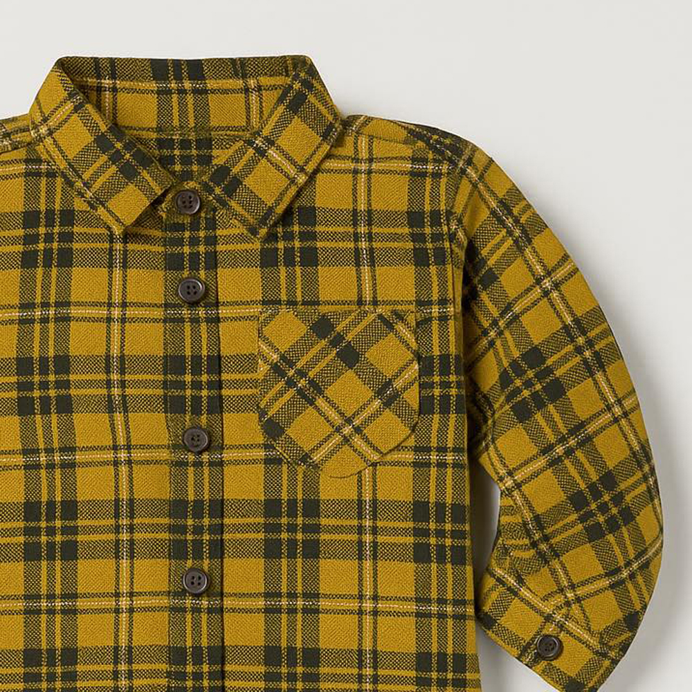 Βρεφικό καρό πουκάμισο NEW COLLEGE αγόρι - 3