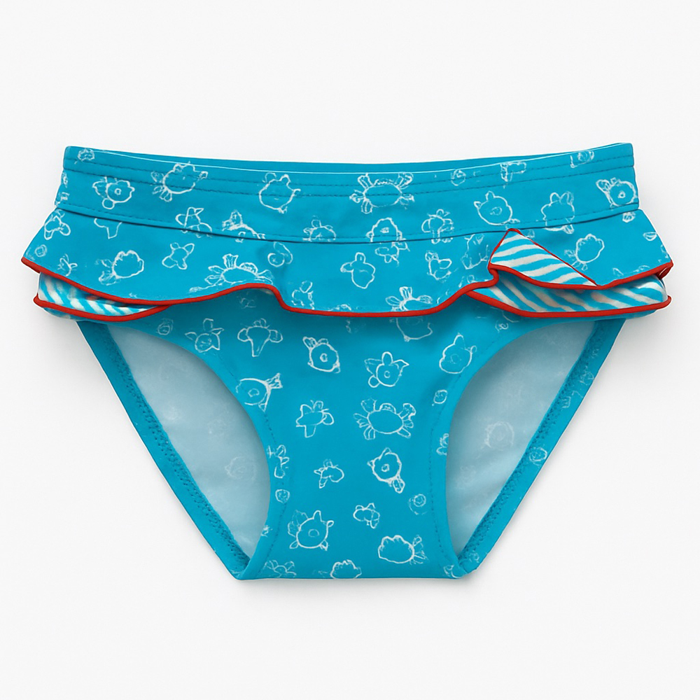 Βρεφικό μαγιό μονοκίνι BEACHWEAR κορίτσι - ΤΥΡΚΟΥΑΖ