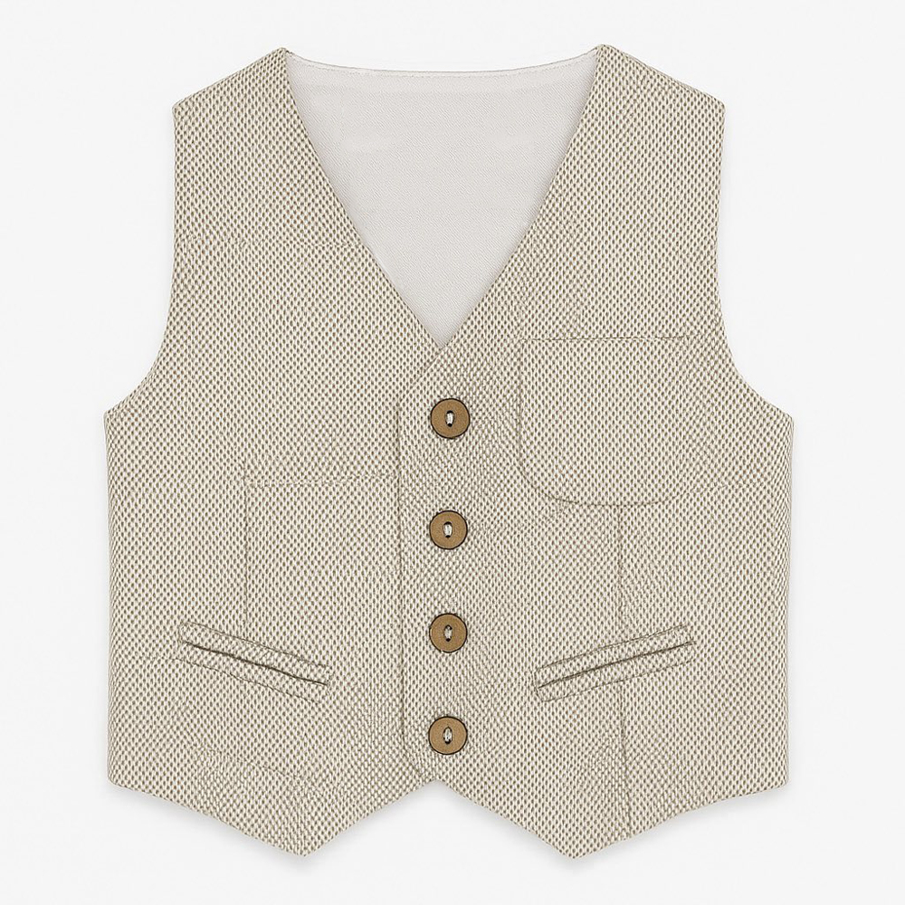 Παιδικό γιλέκο SEVEN ELEVEN αγόρι - ΕΚΡΟΥ