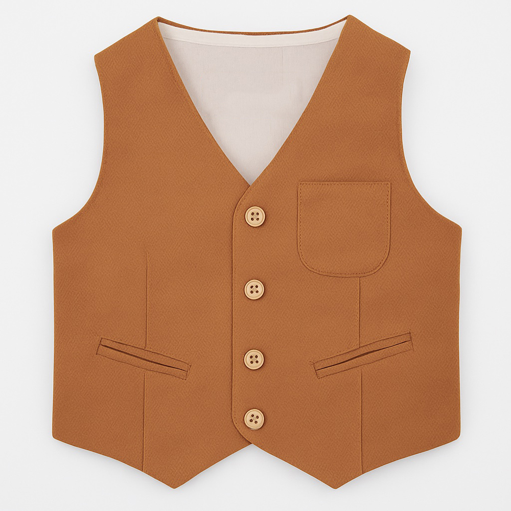 Παιδικό γιλέκο SEVEN ELEVEN αγόρι - ΚΑΜΕΛ