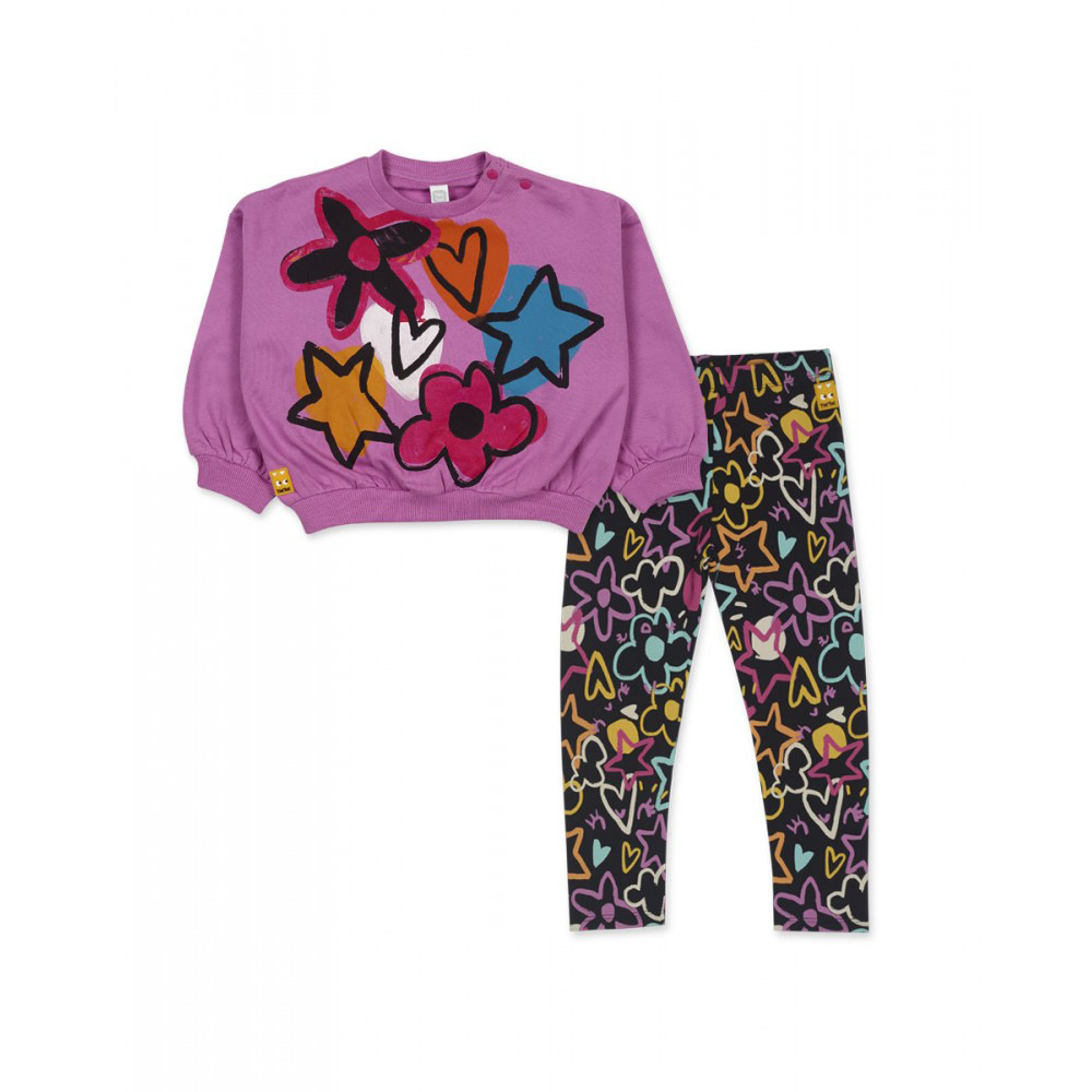 Σετ με κολάν 3 τμχ TUC TUC κορίτσι - ΛΙΛΑ