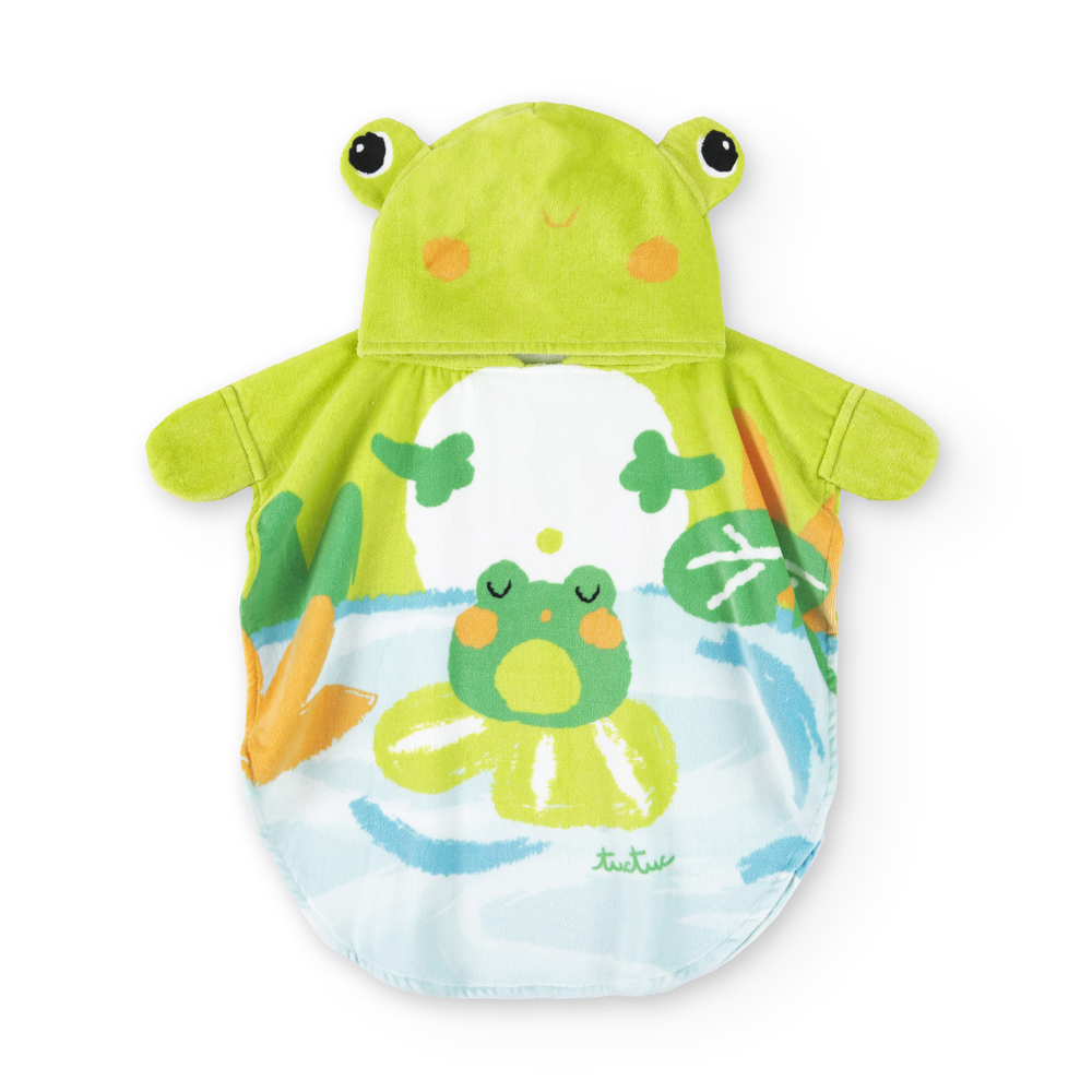 Παιδική πετσέτα θαλασσης με κουκούλα TUC TUC - ΠΟΛΥΧΡΩΜΟ