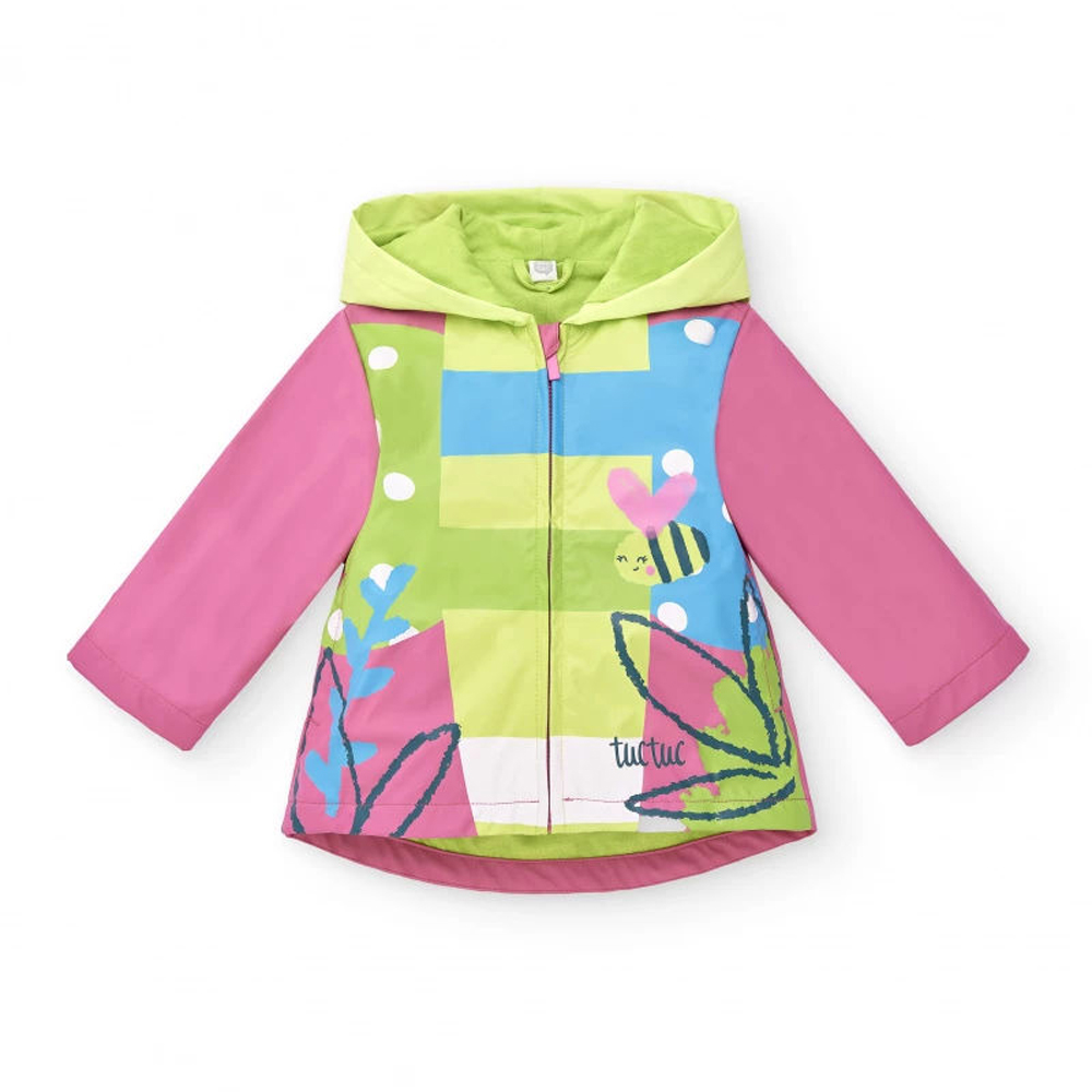 Αντιανεμικό μπουφάν εποχής TUC TUC κορίτσι - ΡΟΖ