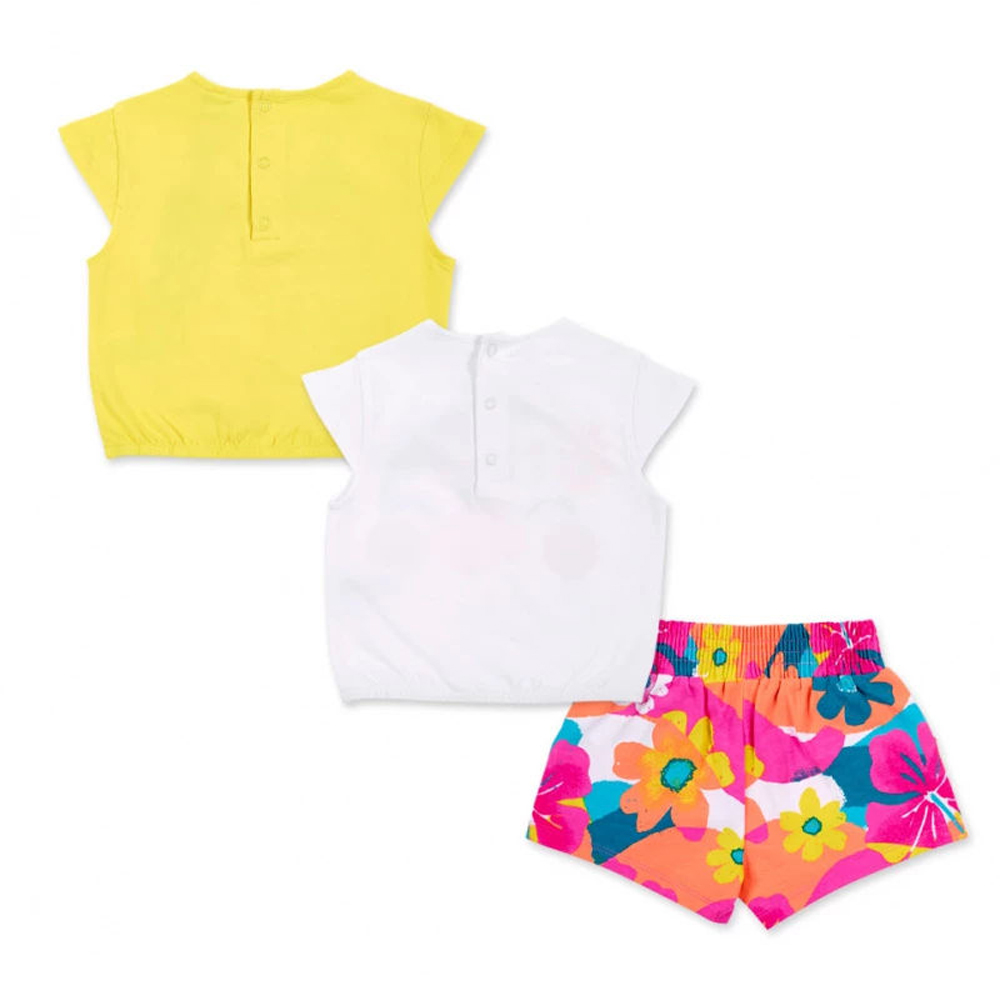 Σετ με σόρτς 3 τμχ TUC TUC κορίτσι ΛΕΥΚΟ- - 2