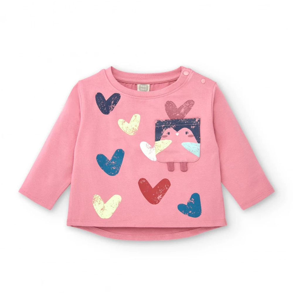 Παιδική μπλούζα TUC TUC κορίτσι - ΡΟΖ