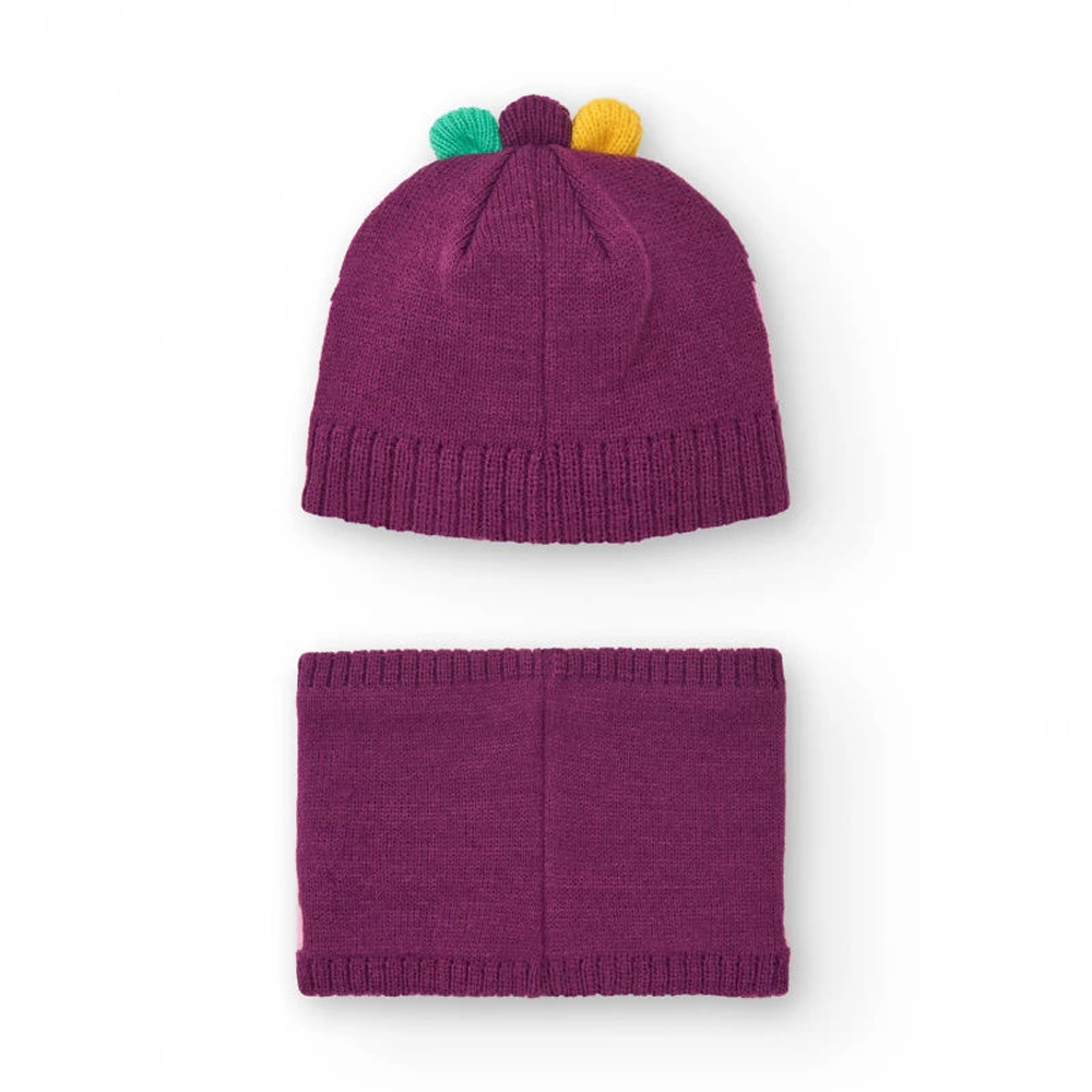 Παιδικό σετ σκούφος με περιλάιμιο TUC TUC κορίτσι - 2