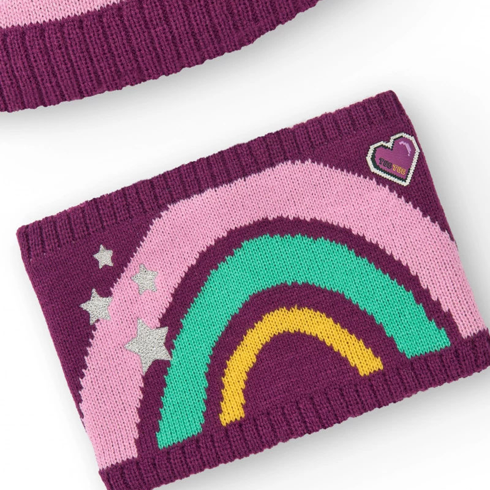 Παιδικό σετ σκούφος με περιλάιμιο TUC TUC κορίτσι - 4