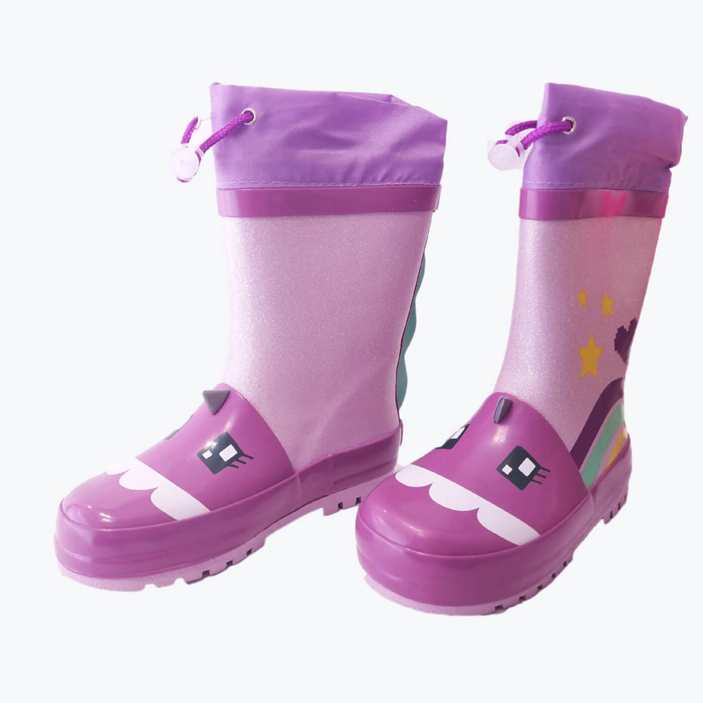 Παιδικές αδιάβροχες γαλότσες TUC TUC κορίτσι - ΛΙΛΑ