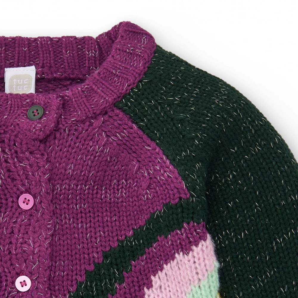 Παιδική πλεκτή ζακέτα TUC TUC κορίτσι - 4