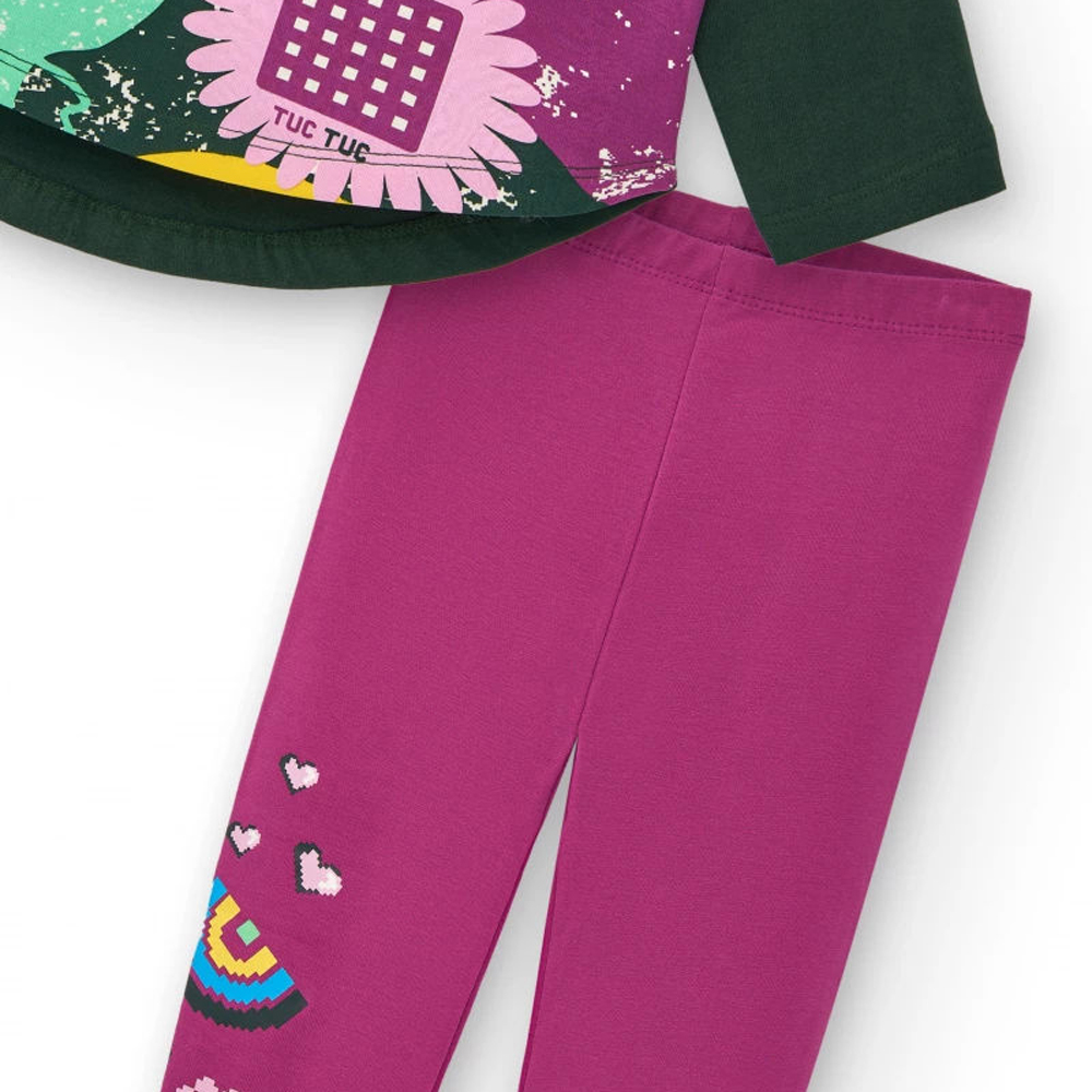 Παιδικό σετ με κολάν TUC TUC κορίτσι - 4