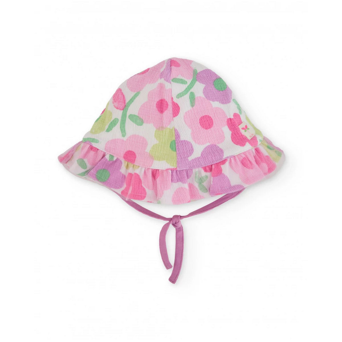 Βρεφικό καπέλο TUC TUC κορίτσι - ΛΕΥΚΟ