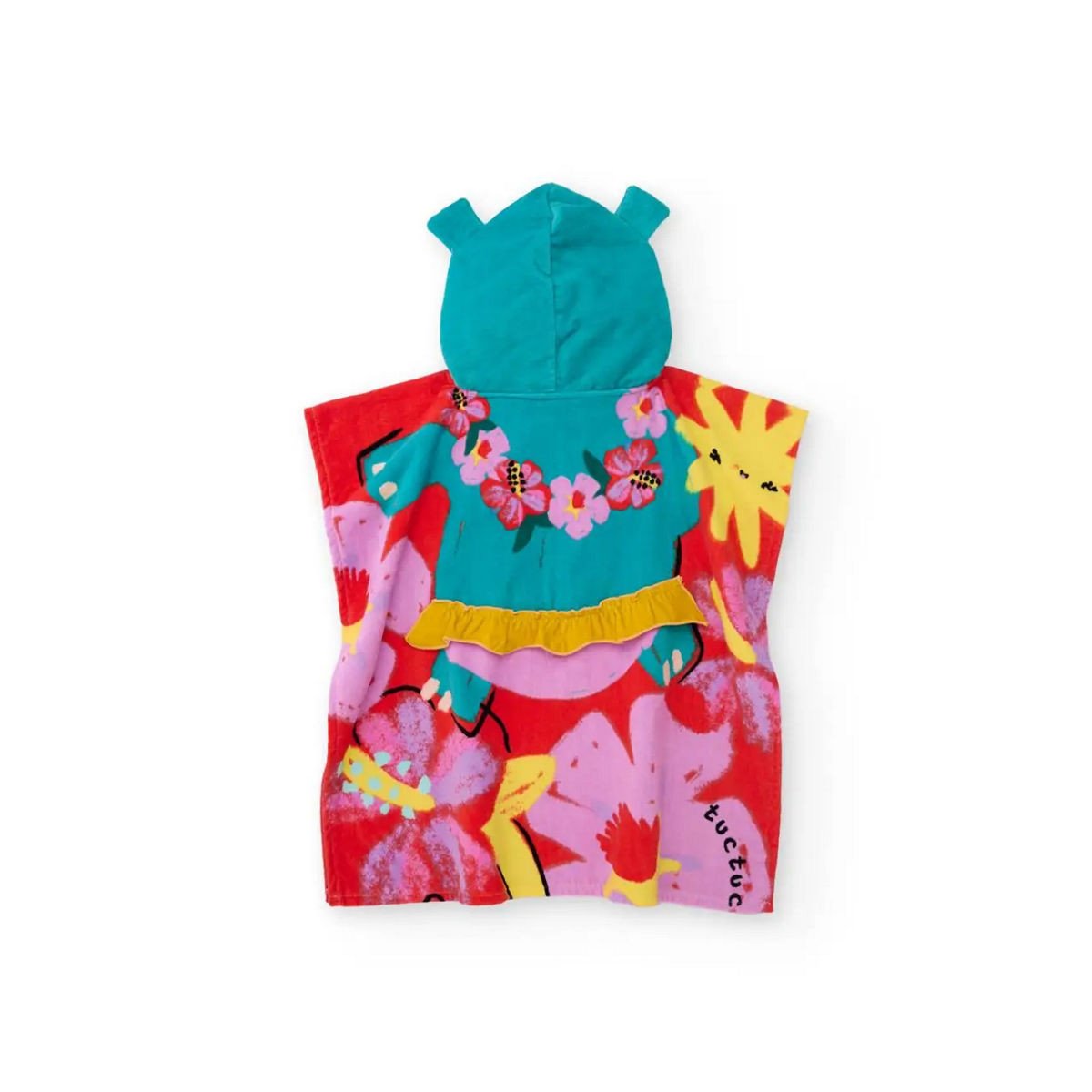 Βρεφική πετσέτα-κάπα TUC TUC κορίτσι - 2