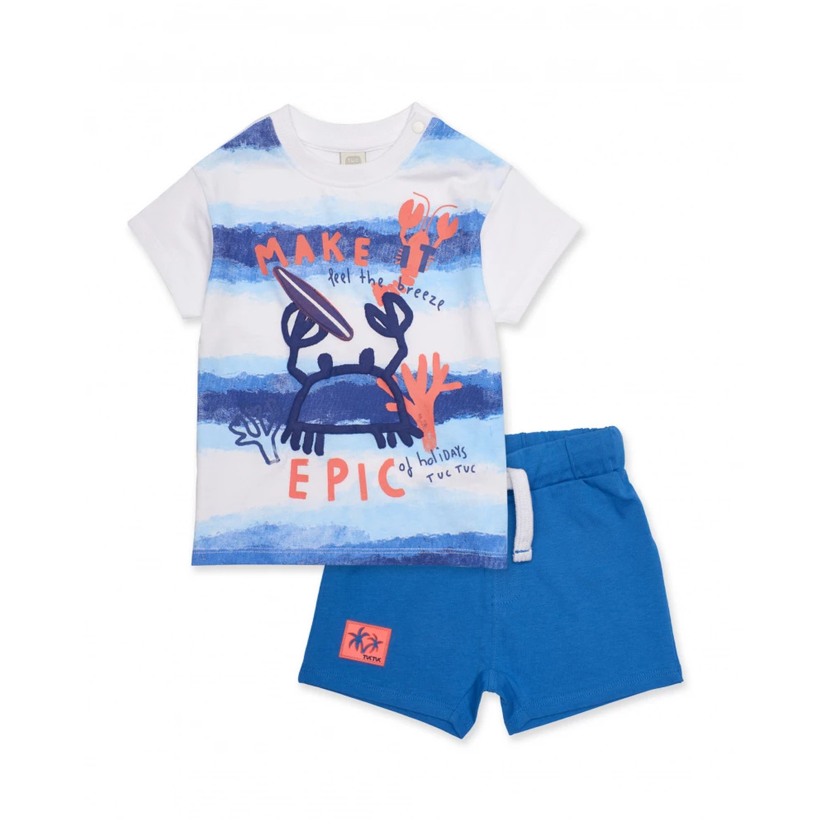 Παιδικό σετ με βερμούδα TUC TUC αγόρι - ΜΠΛΕ