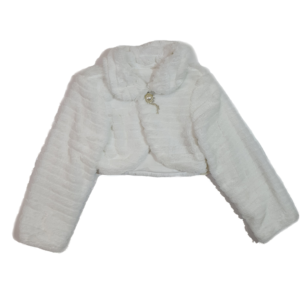 Γούνινη ζακέτα  SEVEN ELEVEN - ΛΕΥΚΟ
