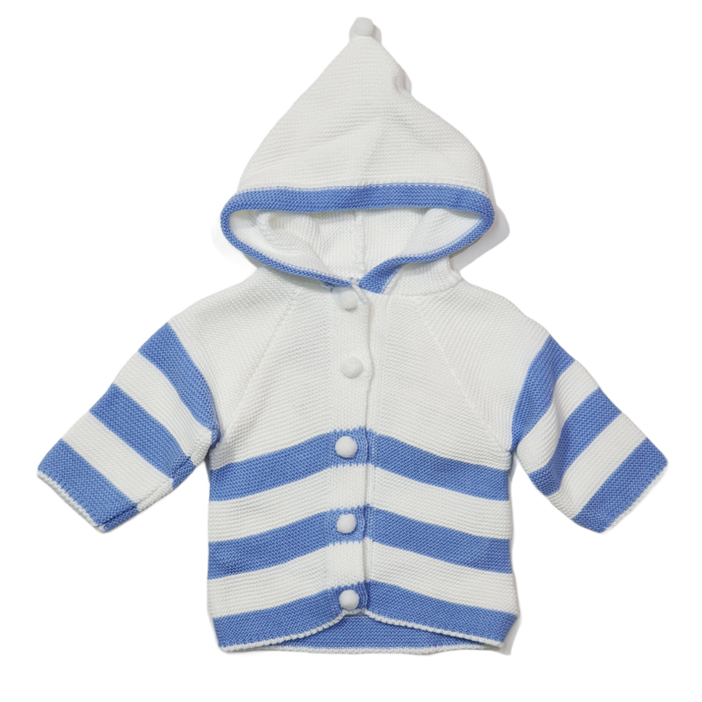 Ζακέτα TRAX - ΛΕΥΚΟ-ΜΠΛΕ