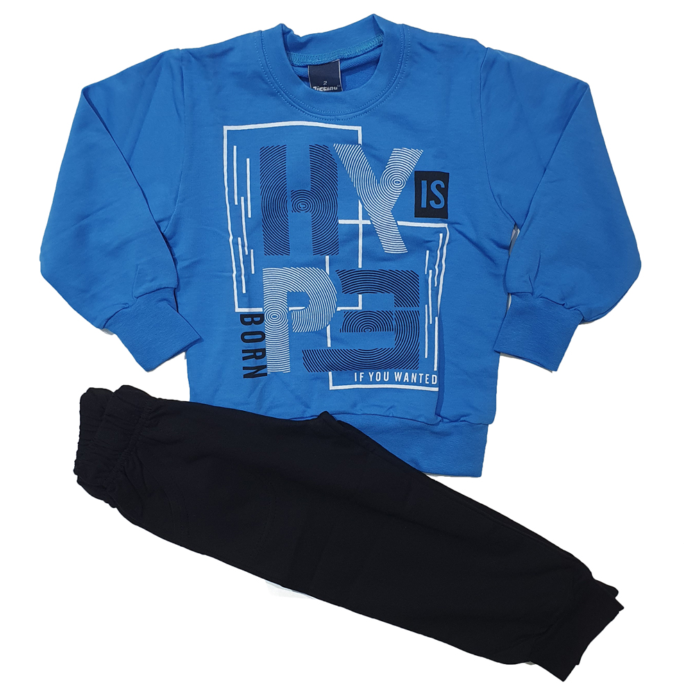 Σετ με φόρμα PICCINO - ΓΑΛΑΖΙΟ