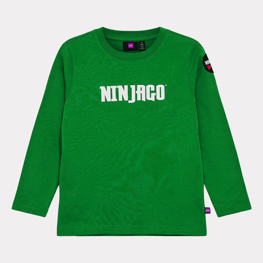 Παιδική μακρυμάνικη μπλούζα LEGO NINJAGO αγόρι - ΠΡΑΣΙΝΟ