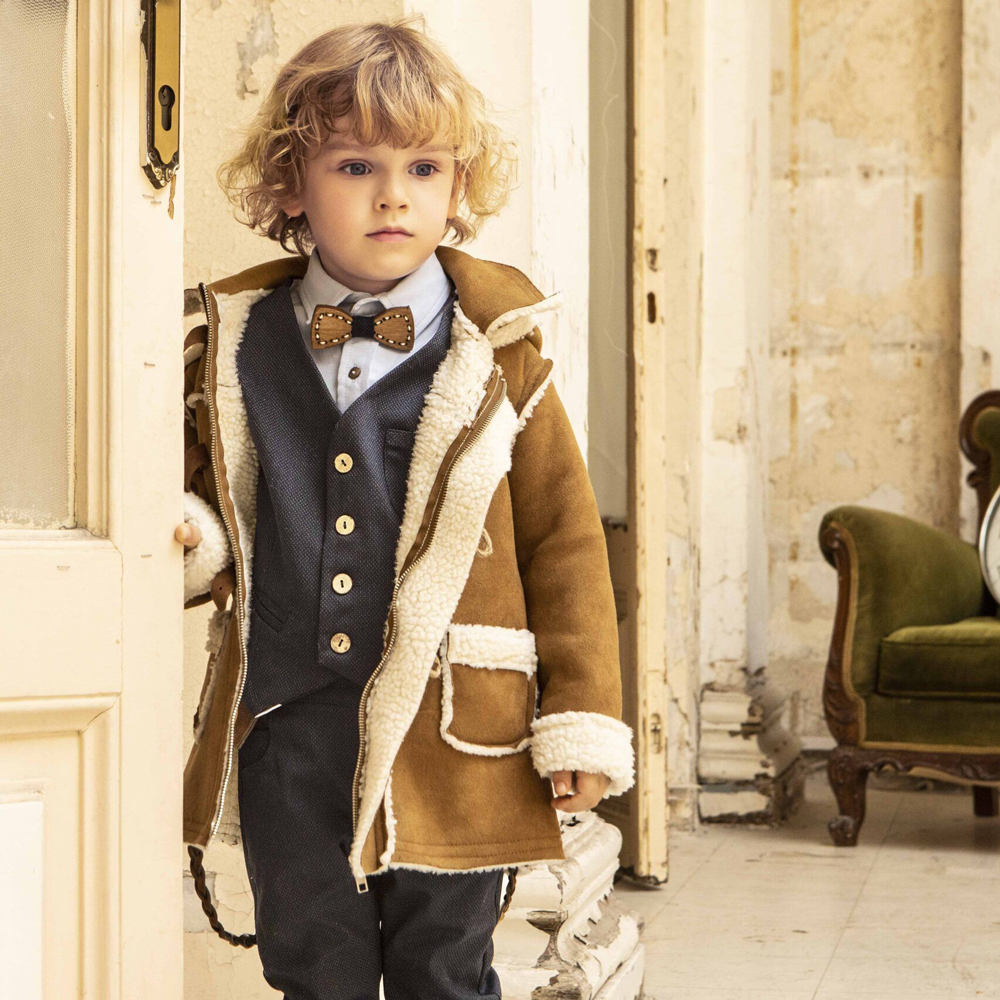 Χειμερινό σύνολο βάπτισης για αγόρι BABY BLOOM 7 τμχ - 2