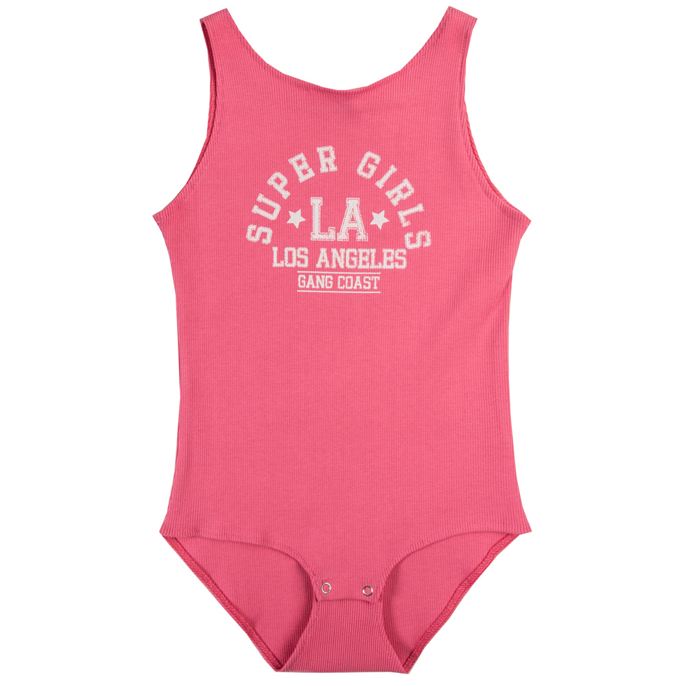 Κορμάκι GANG κορίτσι - ΦΟΥΞΙΑ