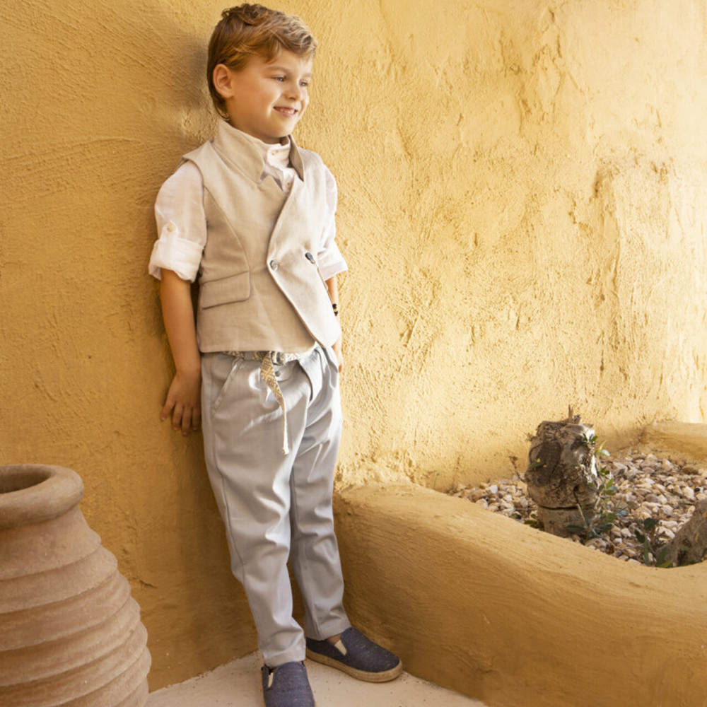 Βαπτιστικό κοστούμι BABY BLOOM - ΜΠΕΖ