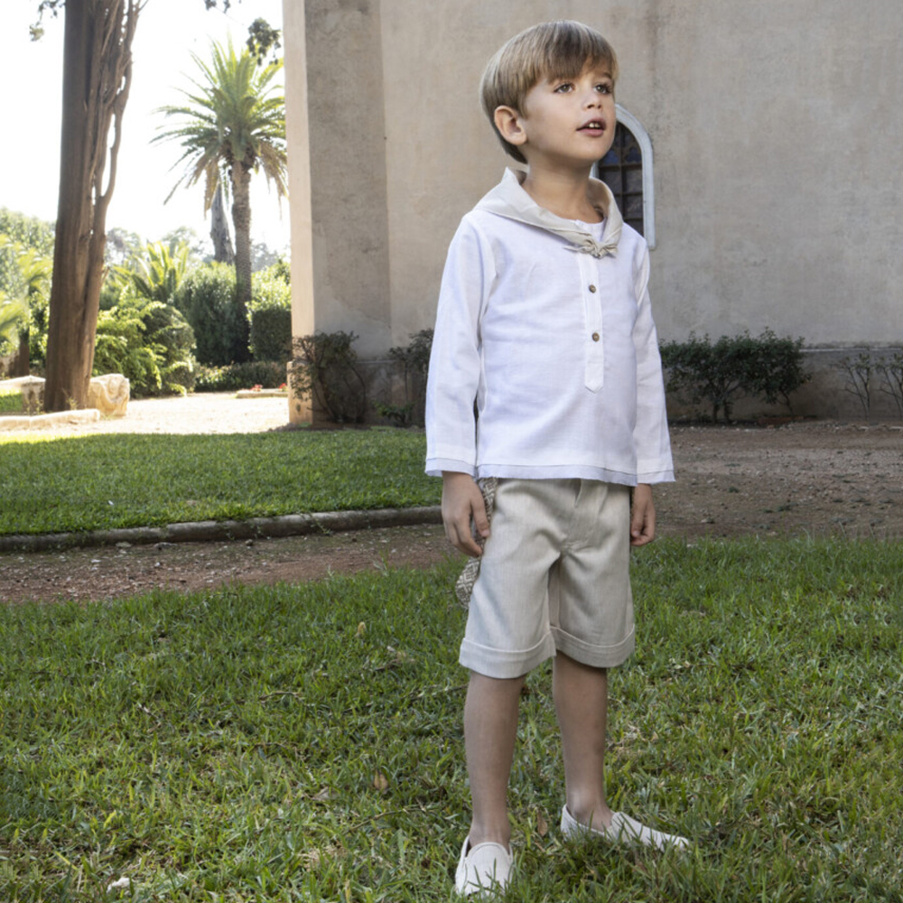 Βαπτιστικό κοστούμι BABY BLOOM - ΜΠΕΖ