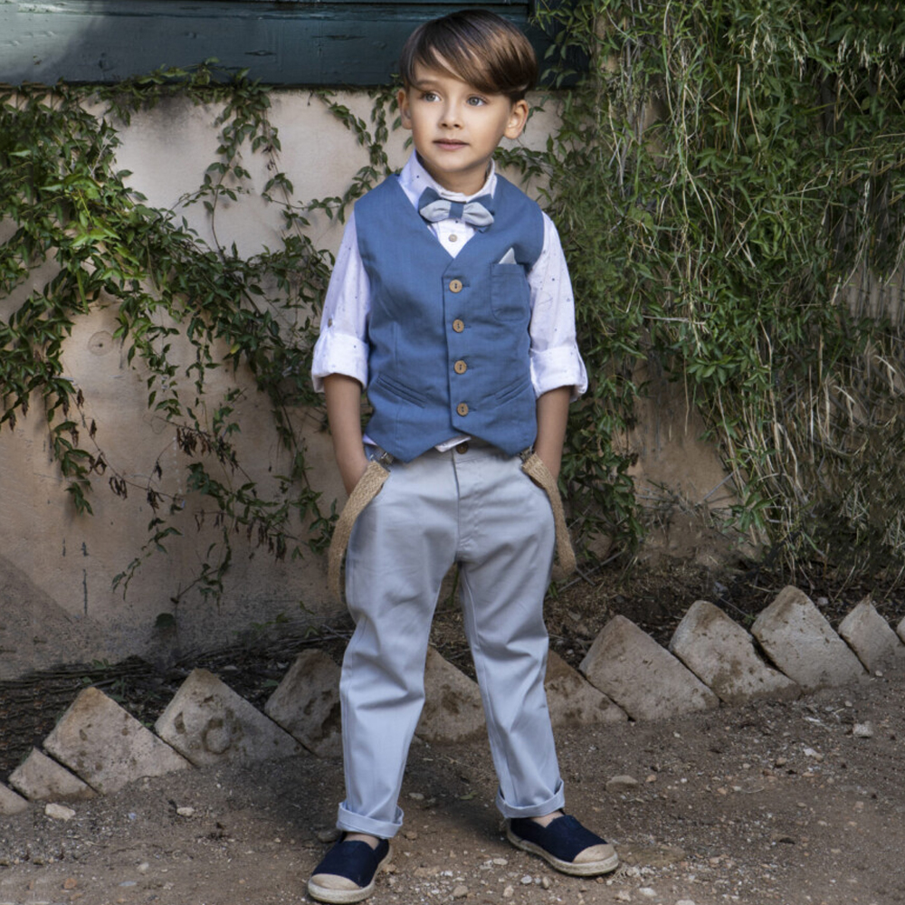 Βαπτιστικό κοστούμι BABY BLOOM - ΜΠΛΕ