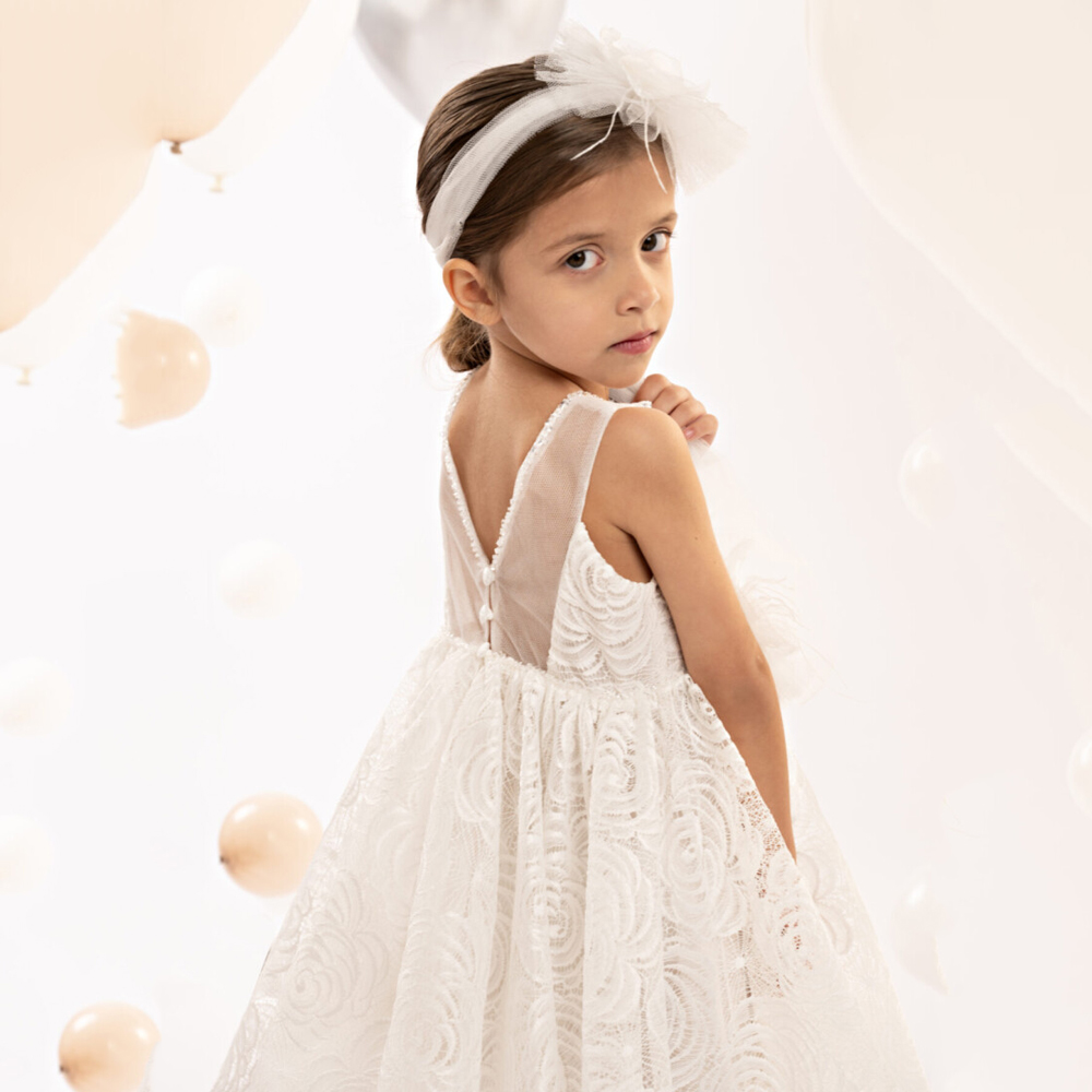 Βαπτιστικό φόρεμα BABY BLOOM κορίτσι - 3
