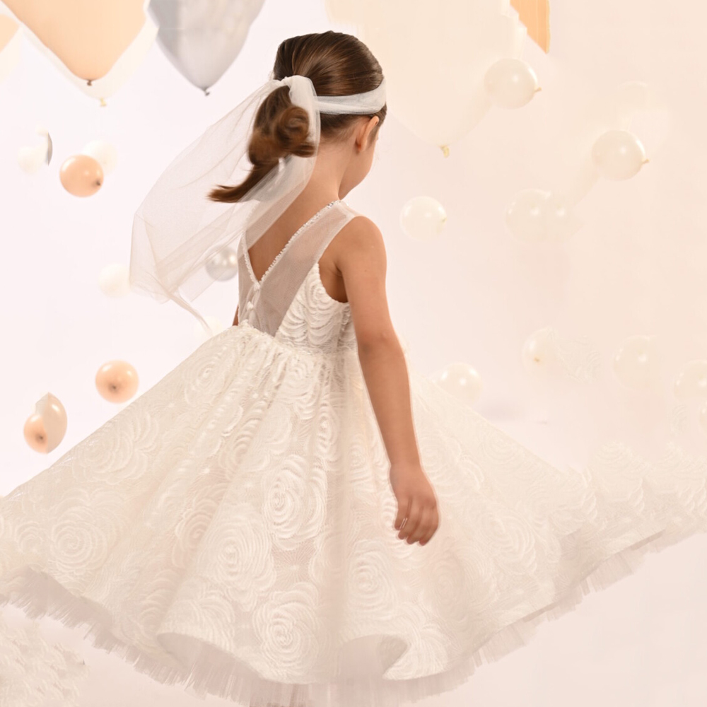 Βαπτιστικό φόρεμα BABY BLOOM κορίτσι - 4