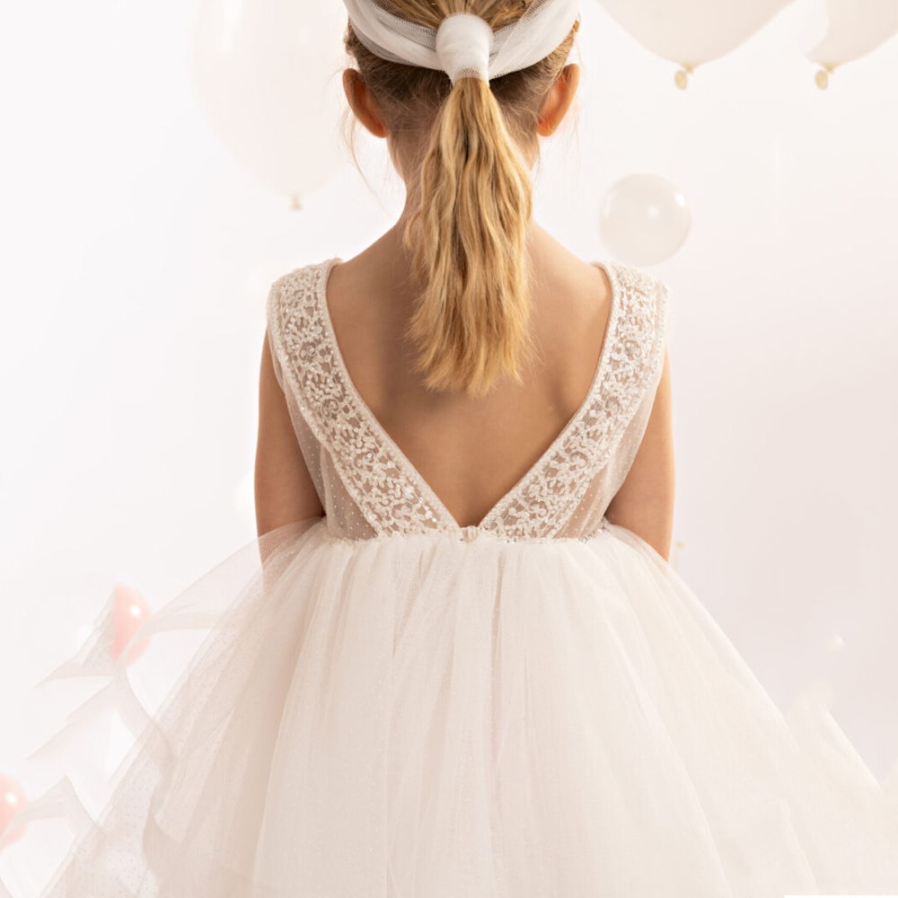 Βαπτιστικό φόρεμα BABY BLOOM κορίτσι - 3